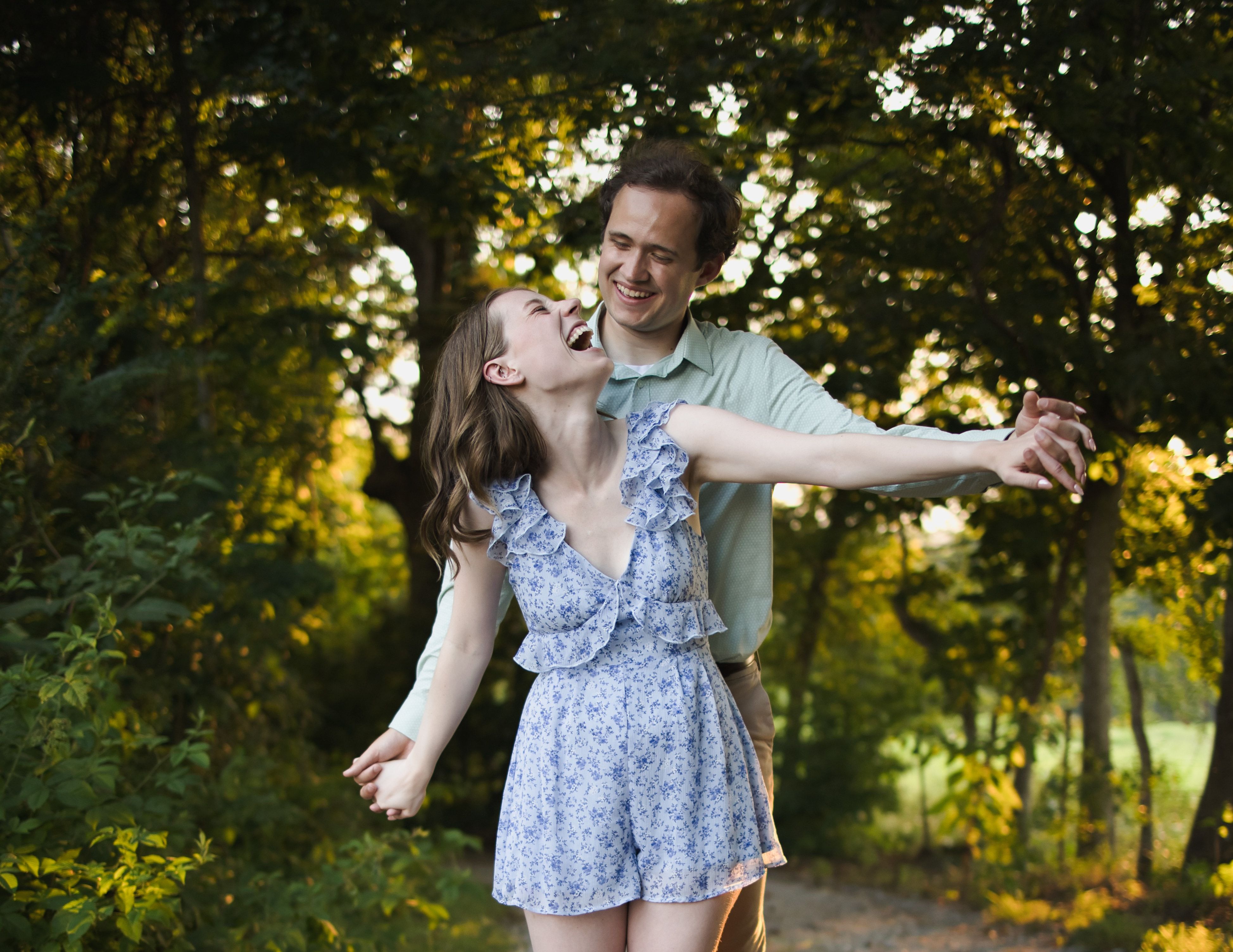 Jess and Josh facing forward together